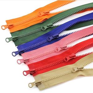 <span class=keywords><strong>Fermeture</strong></span> éclair en résine en forme de X avec <span class=keywords><strong>double</strong></span> tirette, glissement fluide pour vestes, sacs, bagages et projets de couture - Product Image 2