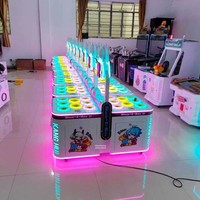 Machine d'arcade commerciale électrique à monnayeur pour jeu de marteau double joueur pour enfants, en acrylique, pour centre commercial et salle de jeux