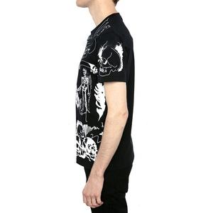 Camiseta con estampado de calavera de manga corta personalizada para hombre - Product Image 2