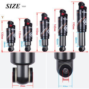 BE vtt vélo réglage de la Suspension arrière pression d'air vélo vélo amortisseurs arrière - Product Image 4