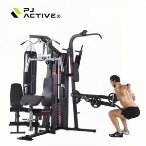 PINJIAN Attrezzatura Fitness per Allenamento di Forza, Palestra Domestica a 4 Stazioni, Stazione Multifunzione per Body Building Indoor per Palestra Commerciale - Product Image 1