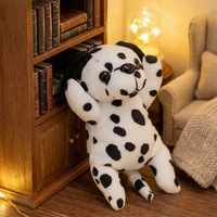 Nouvelle Arrivée Z - Peluche Dalmatien Douce pour Enfants et Décoration Intérieure - Rembourrage en Maille Douce - Poupée Chien Anti-Stress
