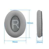 Coussinets de remplacement en mousse à mémoire de forme pour casques Bose QC35, QC25, QC15, AE2i