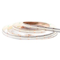 Bande LED SMD 2835 à bas prix, bande lumineuse blanche, bande LED flexible, éclairage décoratif pour la pièce, câble ignifuge homologué ETL