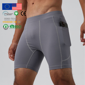 Ropa Interior y de Dormir <span class=keywords><strong>para</strong></span> Hombre, Ropa Deportiva de Gimnasio, Ajuste de Compresión de Alta Elasticidad, Ropa Interior Masculina <span class=keywords><strong>con</strong></span> Bolsillo, Calzoncillos y Bóxers <span class=keywords><strong>para</strong></span> Hombre - Product Image 1