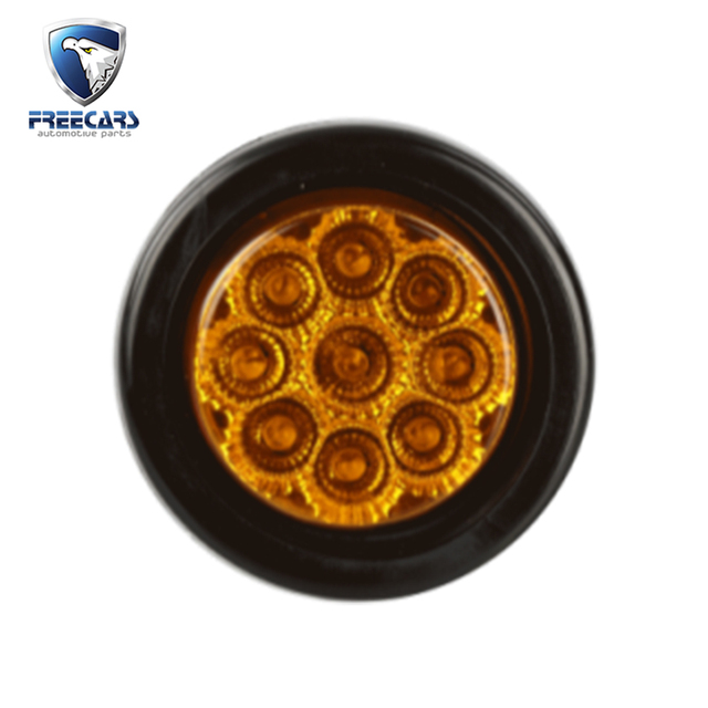LED No.9 3030/F5 LED 2" 2.5" Light Trailer Truck Light Rubber Grommet/Chromed Grommet