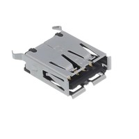 1734366-1 Connecteur USB de remplacement 1PORT 4POS VERT T/H USB 2.0 NOIR