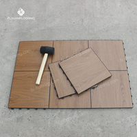 Moderne Holzmaserung Porzellan Tanz matte Fliesen Verschleiß feste Holz aussehende Keramik Bodenfliesen-PP Material Grafikdesign