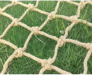 Usine de haute qualité chanvre naturel manille <span class=keywords><strong>corde</strong></span> <span class=keywords><strong>escalade</strong></span> <span class=keywords><strong>filet</strong></span> de cargaison enfants sécurité <span class=keywords><strong>filet</strong></span> de jute - Product Image 5