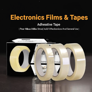 Adhesive <b>Tape</b> <b>Clear</b> Packaging <b>Tape</b> 48mm X 66m Strong Hold For Electronics And General Use - Product Image 3
