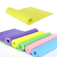 Bandes de résistance TPE de haute qualité, couleur unie, élastiques, pour l'entraînement à domicile
