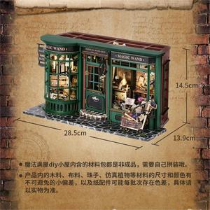 <span class=keywords><strong>Encanto</strong></span> stile europeo retrò Smart House fai da te modello assemblato a mano decorazione regalo creativo - Product Image 6