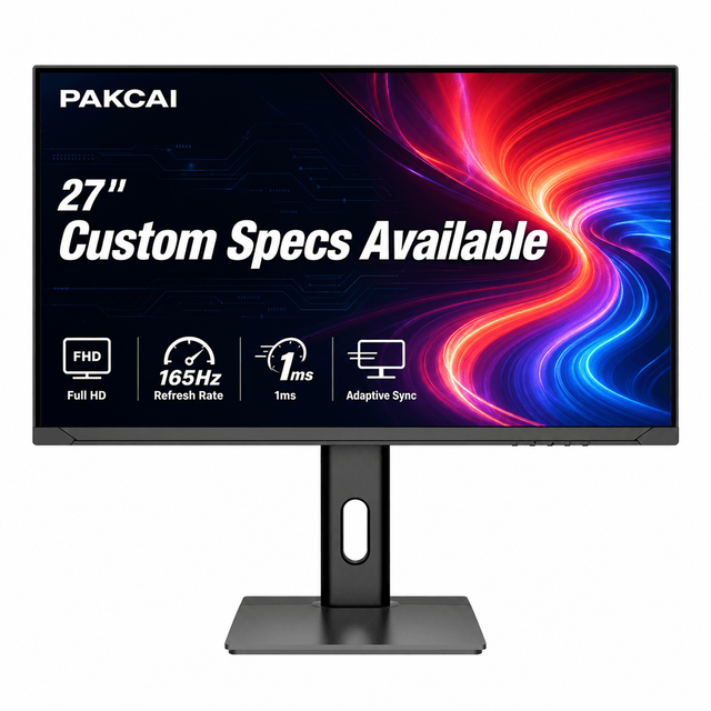 Customized 24 27 32 34 49 Inch LED IPS Gamer Monitor 1K 2K 4K 5K 165Hz 1MS Monitors for Gaming