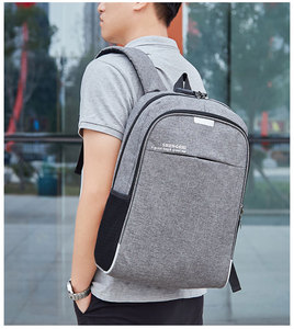 USB Charger <strong>Backpack</strong> Anti Theft Smart Laptop <strong>Backpack</strong> Bag <strong>Large</strong> Capacity Multifunction Soft Fashion <strong>Black</strong> Waterproof - Product Image 4
