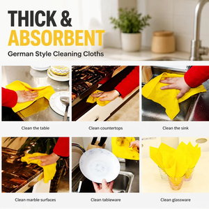 Paño de Limpieza Mágico Engrosado de Microfibra, Toalla Reutilizable y Lavable sin Pelusa para Vidrio, Cocina y Coche - Product Image 5