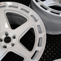 Jantes monobloc forgées sur mesure, design blanc concave, 18-24 pouces, 5x114.3 5x130 5x120 pour GT-R RS6 RS7 M3 M4 911 Taycan