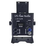 Machine à flamme professionnelle 200W en aluminium à tête unique GPL pour spectacle DJ, équipement DMX 512 2CH avec télécommande et angle réglable pour effets de feu