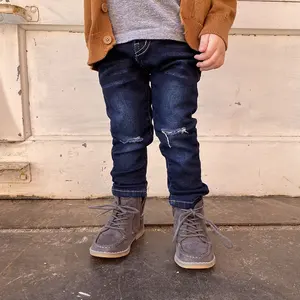 Jeans Baby Wholesale China Boys Ripped Children Jeans Baby Denim Pants Kids Ripped Jeans