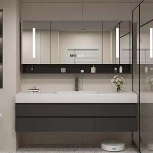 Strength Factory Customized <b>Bathroom</b> Furniture, Washbasin, <b>Wooden</b> <b>Bathroom</b> <b>Cabinet</b>, Vanity with Mirror - Product Image 2