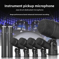 Microphone professionnel pour batterie de jazz et instruments de musique, idéal pour les performances sur scène