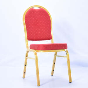 Toptan fabrika fiyat Metal çerçeve düğün parti sandalye kumaş otel ziyafet sandalyeler - Product Image 4
