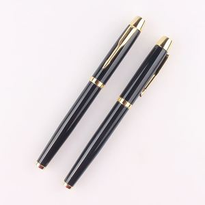 Luxury Collection Hotel Metal Steel Fountain <b>Pen</b> With Custom Logo Laser Engraving Ink for Men Gift Nibs Box Set - Product Image 1