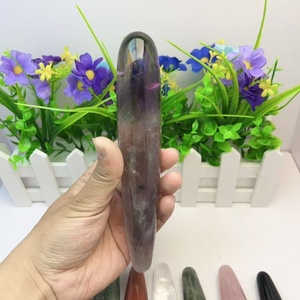 Großhandel Hochwertige Kristall Quarz Massage Zauberstab Heil kristall Massage Yoni Zauberstab für Frauen - Product Image 6