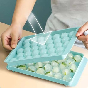 Bandejas Tce en forma de bola reutilizables de fábrica, 33 Uds., para congelador, cubitos de <span class=keywords><strong>hielo</strong></span>, bandeja redonda de plástico para cubitos de <span class=keywords><strong>hielo</strong></span> <span class=keywords><strong>con</strong></span> tapa - Product Image 6