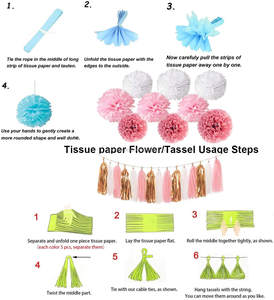 Bens — ensemble de décoration pour fête d'<span class=keywords><strong>anniversaire</strong></span>, banderole brillante or <span class=keywords><strong>Rose</strong></span>, doré, <span class=keywords><strong>guirlande</strong></span> à pois, boule de papier et serviette - Product Image 4