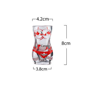 Souvenirs touristiques personnalisés en gros avec logo, Pologne, Pérou, Islande, Grèce, New York, bikini sexy, verre à liqueur - Product Image 4