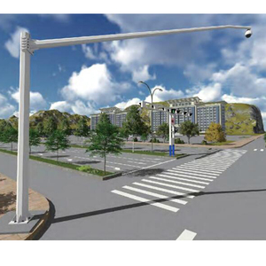 Poste de monitoreo de poste de cámara CCTV de acero galvanizado de Venta caliente <span class=keywords><strong>para</strong></span> exteriores - Product Image 3