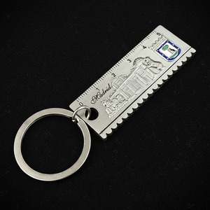 Llavero Personalizado con la Forma de la Regla de <span class=keywords><strong>Madrid</strong></span>, Llavero Metálico con Diseño de Monumentos de la Ciudad, Recuerdo de Viaje de España - Product Image 2