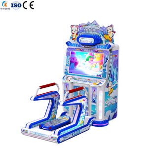 Mesin Video <span class=keywords><strong>Game</strong></span> dioperasikan koin, untuk anak profesional permainan balap mobil 12 bulan 80W - Product Image 2
