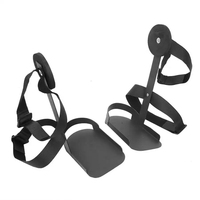 1 paire d'attelles souples universelles et pédales avec protection de la cheville pour pédale d'exercice motorisée Application du pied