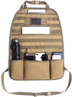 Panneau Molle Tactique pour Siège Arrière de Voiture, Sac de Protection et Organisateur de Rangement pour Siège Arrière, Pochette Confortable, Simple et Décontractée en Polyester avec Boucle