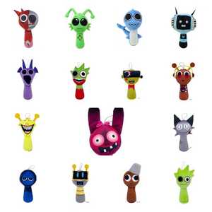 Luckykoo 2025 New <b>Stuffed</b> Animal <b>Toys</b> Sprunkie Plush Cute Cartoon PP Doll 40cm 20cm Kawaii Game Plush <b>Toys</b> - Product Image 2