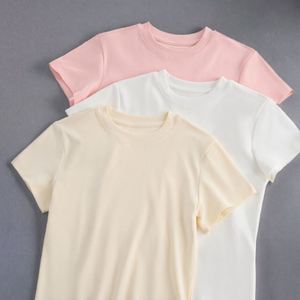 Camiseta femenina oversized casual con estampado de dibujos animados, 100% algodón y brillantes con efecto diamante. - Product Image 2
