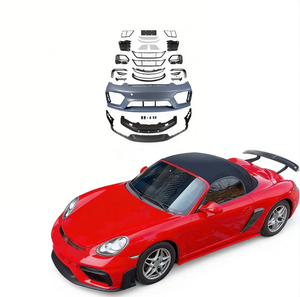 Kit carrosserie personnalisé pour Porsche Boxster Cayman 987 2006-2012, mise à niveau vers un pare-chocs <span class=keywords><strong>avant</strong></span> GT4RS, modifié en pare-chocs <span class=keywords><strong>avant</strong></span> GT4RS - Product Image 1