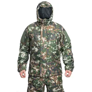 Giacche da caccia professionali da uomo all'aperto giacca da caccia isolata calda antivento impermeabile mimetica stampata personalizzata