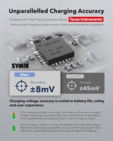 SYMIK Boîte de charge rapide à affichage intelligent Mode de batterie externe portable Insta 360 X5 Hub pour Insta 360 X5 Pièces de batterie Accessoires