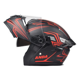 หมวกกันน็อคแบบเปิดปิดได้หมวกกันน็อคแบบเต็มใบหน้าหมวกกันน็อคเอบีเอสโลโก้ที่ปรับแต่งได้สำหรับทุกฤดูกาลหมวกกันน็อครับประกัน1ปี - Product Image 2