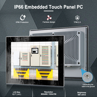 PC industriel à écran tactile 12,1 pouces, Intel J6412, sans ventilateur, IP66, pour l'automatisation des usines intelligentes