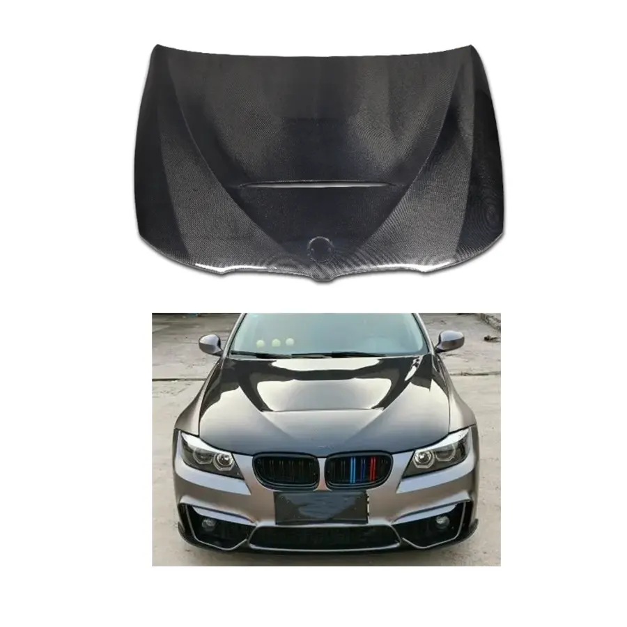 BMW E90 Accessories Bonnet For BMW E90 2009-2012 Facelift BMW E90 LCI Carbon Fiber Hood E90 GTS Hood