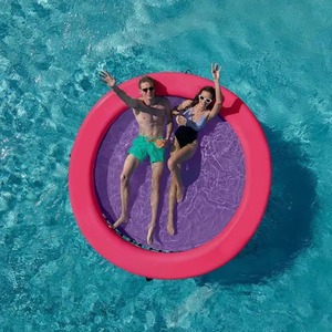 เสื่อเป่าลมลอยน้ำได้แพลตฟอร์มล่องแก่งสำหรับเรือทะเลสาบสระว่ายน้ำมหาสมุทร - Product Image 1