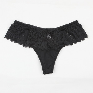 Tangas de encaje floral para mujer al por mayor, bragas de talle bajo con espalda en T, transpirables, con cintura ancha de encaje, ropa interior femenina OEM ODM - Product Image 5