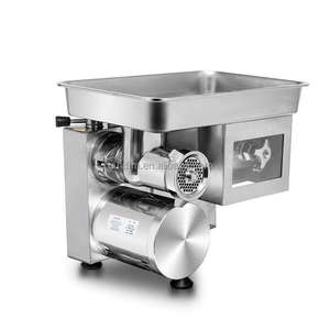 Commercial Stainless Steel Meat Mincer Electric Grinder Large Feed Tray Adjustable Texture Single Phase for Restaurant Use - Product Image 5