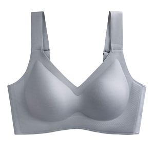 Adjustable Reversible Lightweight Breathable Plus Size Sports <b>Bra</b> Medium Support Seamless <b>Wireless</b> <b>Push</b>-<b>up</b> Design Four-Way - Product Image 6