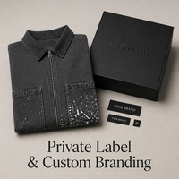 Benta Shangpin – Blousons de travail vintage personnalisables avec votre logo pour hommes, style délavé, fermeture éclair, effet éclaboussures d'encre, veste de travail rétro Detroit pour camionneur