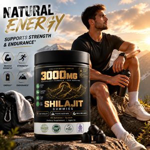 Gomitas de Shilajit OEM Himalayan 3000Mg para Hombres, Suplemento para Aumentar la Energía y el Bienestar, Colores, Formas y Sabores Personalizables - Product Image 3