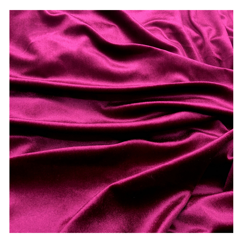 Корейская бархатная дробленая ледяная бархатная ткань, стрейч из спандекса, красочная Обычная поли бархатная ткань, оптовая продажа